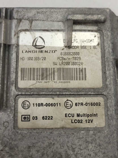 VW SKODA 1.6 BSE LPG GPL ECU / 616662000 / 100169/20 / LR200100G24 / 110R-006011 - D36-11 - 2