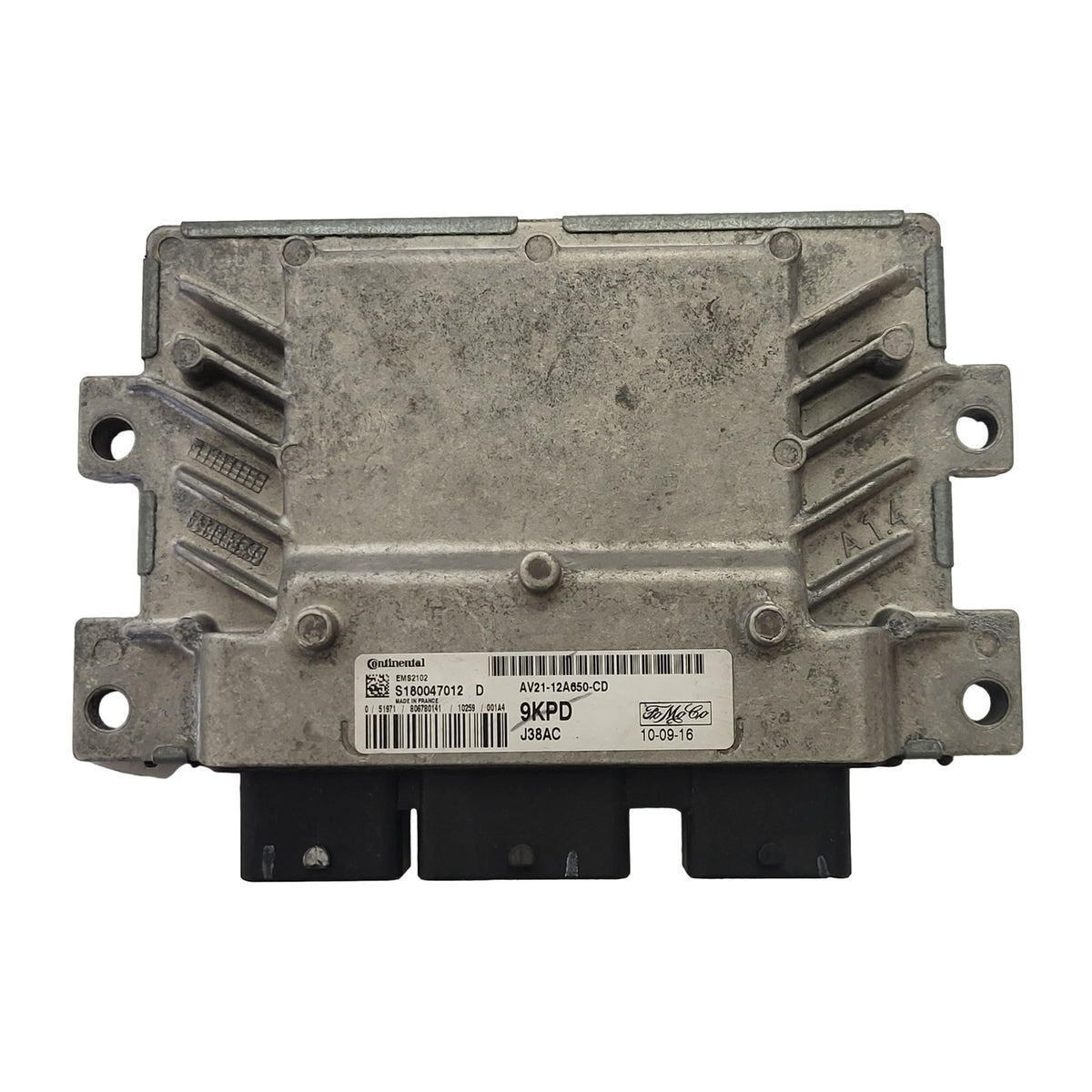 FORD FIESTA ECU / AV21-12A650-CD / S180047012 / S180047012D / EMS2102 - D36-12 - 1
