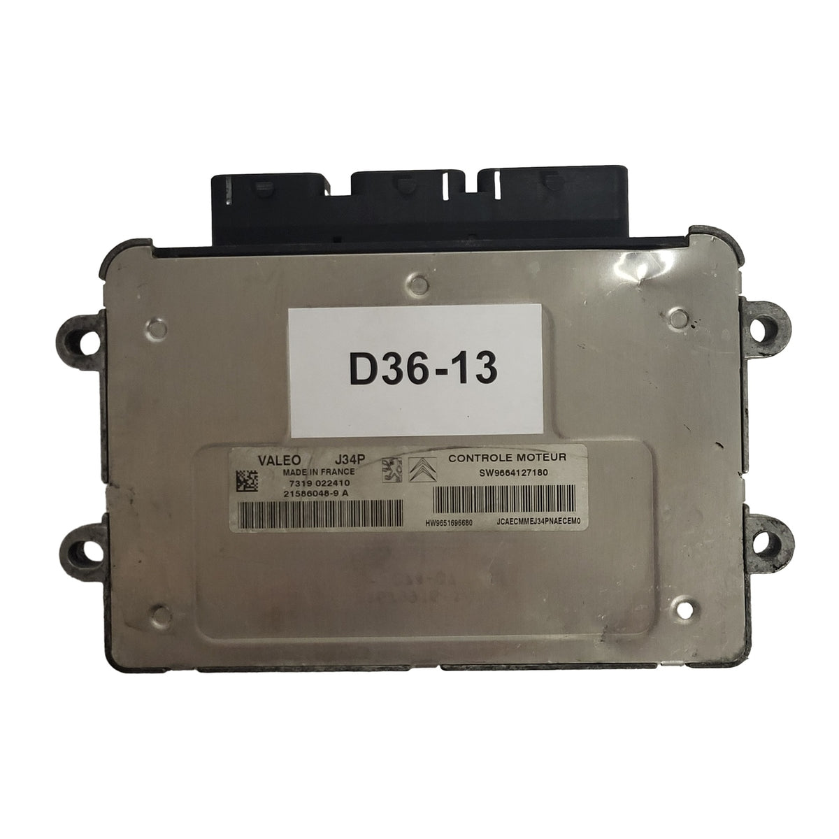 PEUGEOT CITROEN ECU / J34P / 21586048-9 / 21586048-9A SW9664127180 HW9651696680 - D36-13 - 1