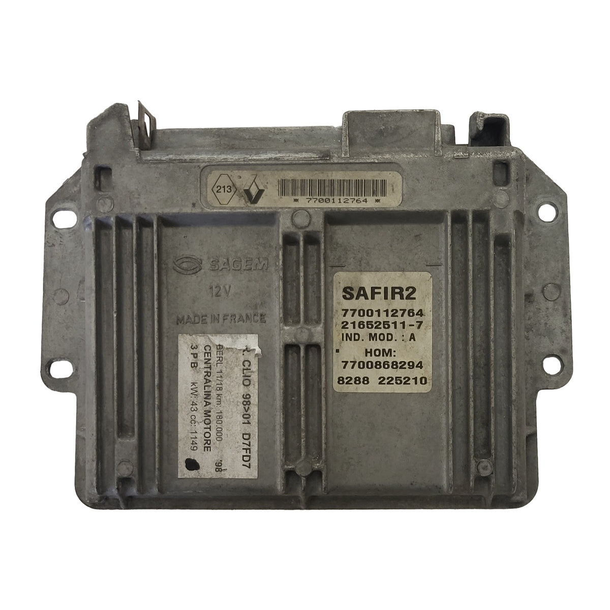 RENAULT CLIO TWINGO 55 PIN / 21652511-7 / 7700112764 / 7700868294 - D36-16 - 1