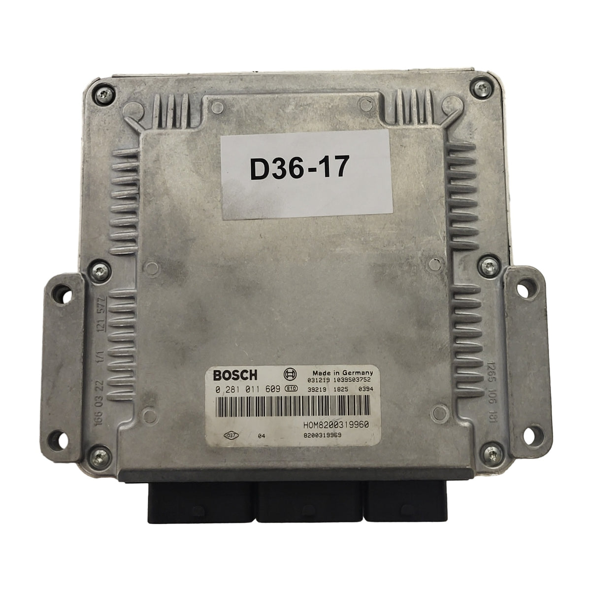 Volvo S40 V40 ECU / 0281011609 / HOM 8200319960 / 8200319969 / EDC15C3 - D36-17 - 1
