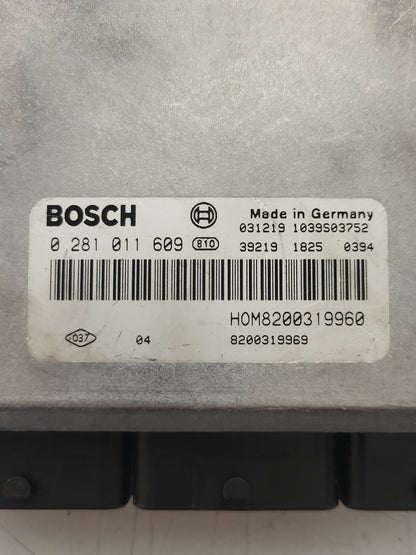 Volvo S40 V40 ECU / 0281011609 / HOM 8200319960 / 8200319969 / EDC15C3 - D36-17 - 2