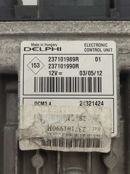 RENAULT ECU / 237101989R / 237101990R / DCM3.4 / - D36-19 - 2
