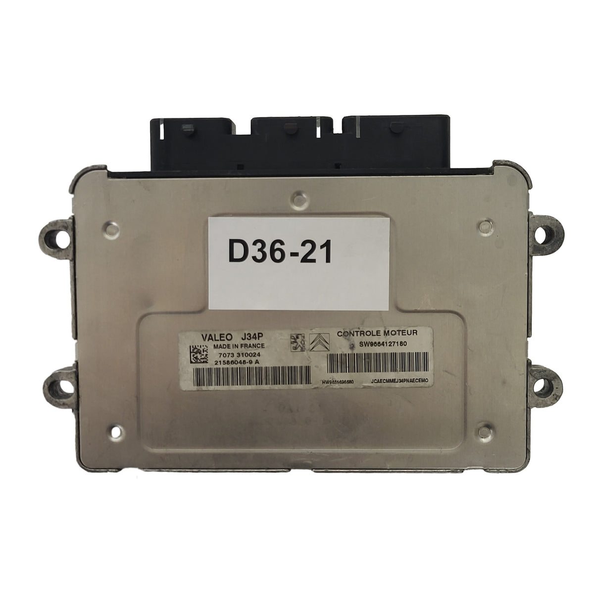 PEUGEOT CITROEN ECU / J34P / 21586048-9 / 21586048-9A SW9664127180 HW9651696680 - D36-21 - 1