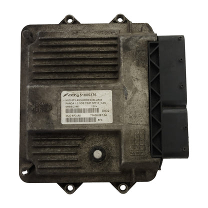 FIAT PANDA 1.3 ECU / 51805376 / MJD 6F3.A5 / HW03R / 71600.087.04 - D37-04 - 1