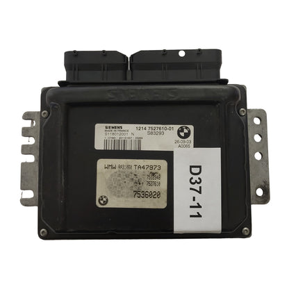 MINI COOPER 1.6 ECU / S118012001N / 7527610-01 / SIEMENS - D37-11 - 1
