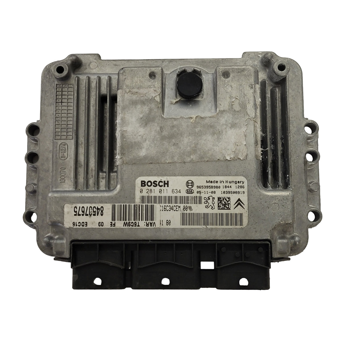 Peugeot Citroen ECU / 0281011634 / 9660324180 / 9653958980 / EDC16C34 / BOSCH - D37-12 - 1
