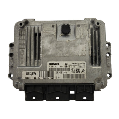 Peugeot Citroen ECU / 0281011634 / 9660324180 / 9653958980 / EDC16C34 / BOSCH - D37-12 - 1