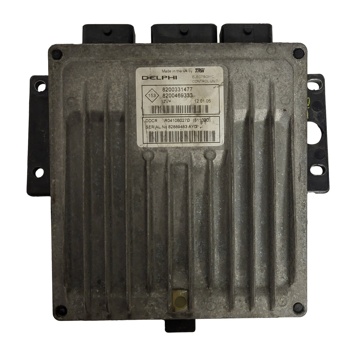 RENAULT KANGOO CLIO ECU / R0410B027D / 8200331477 / 8200469333 / DELPHI - D37-14 - 1