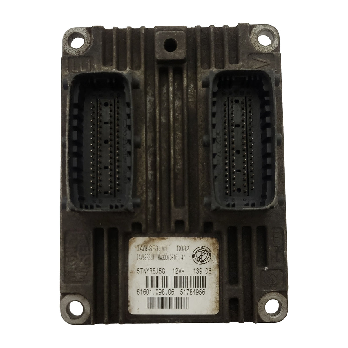 FIAT GRANDE PUNTO ECU / IAW 5SF3.M1 / 51784956 / 61601.098.06 HW300 - D37-22 - 1