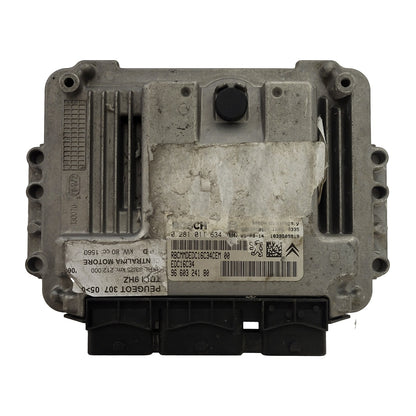 PEUGEOT 307 ECU / 0281011634 / 9660324180 / EDC16C34 - D37-24 - 1