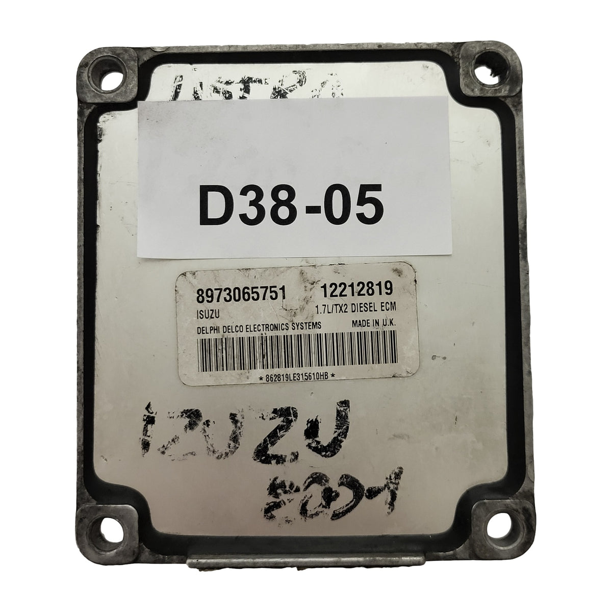 OPEL 1.7 ECU / 8973065751 / 12212819 / DELCO - D38-05 - 1