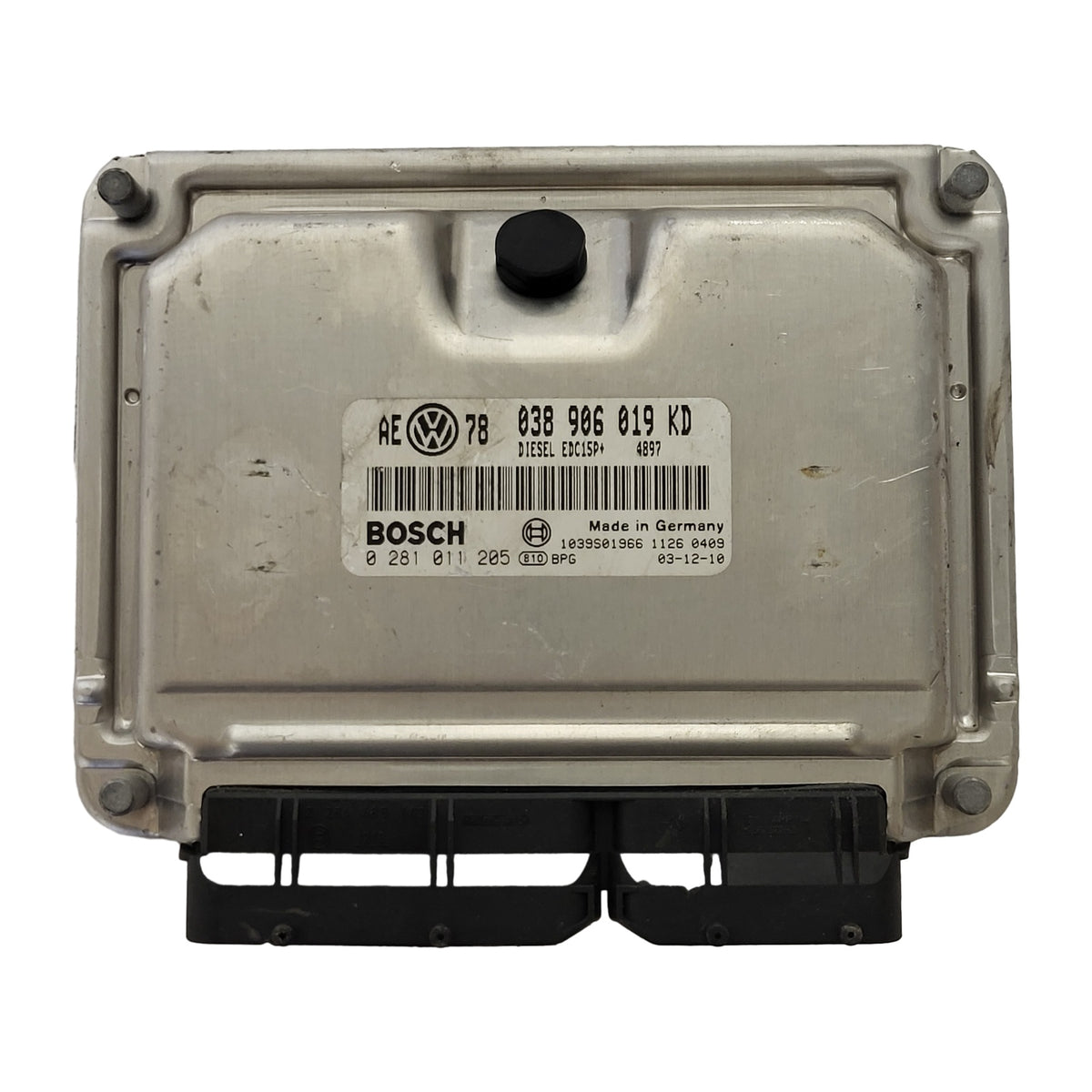 VW PASSAT B5 ECU / 038906019KD / 0281011205 / EDC15P+ / BOSCH - D38-08 - 1