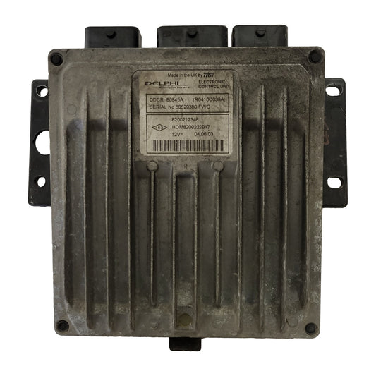 RENAULT 1.5 DCI ECU / R0410C039A / 8200212348 / HOM8200222917 / DELPHI - D38-11 - 1