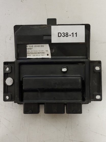 RENAULT 1.5 DCI ECU / R0410C039A / 8200212348 / HOM8200222917 / DELPHI - D38-11 - 3