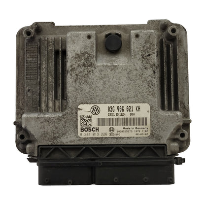 VW GOLF ECU / 03G906021KH / 0281013226 / EDC16U34 / BOSCH - D38-14 - 1