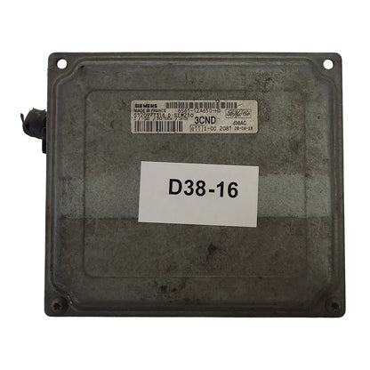 FORD FIESTA ECU / 6S61-12A650-HD / S120977316D / SIM210 / SIEMENS - D38-16 - 1