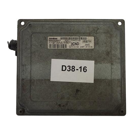 FORD FIESTA ECU / 6S61-12A650-HD / S120977316D / SIM210 / SIEMENS - D38-16 - 1