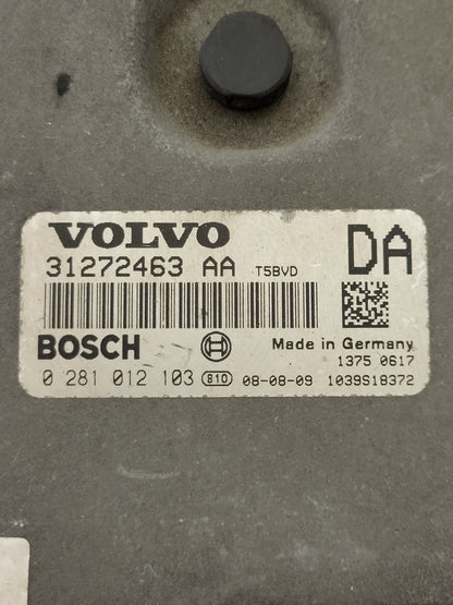 VOLVO ECU / 31272463 / 31272463AA / 0281012103 / T5BVD / BOSCH - D38-17 - 2