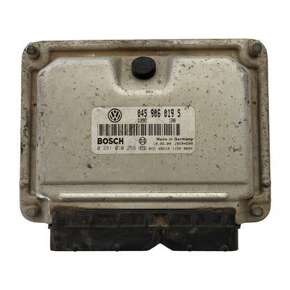 VW GOLF ECU / 045906019S / 0281010259 / EDC15P+ / BOSCH - D38-18 - 1
