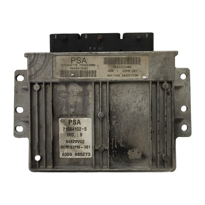 CITROEN PEUGEOT ECU / 21584102-5 / 9649673480 / 9642222380 / S2PM-381 - D38-19 - 1