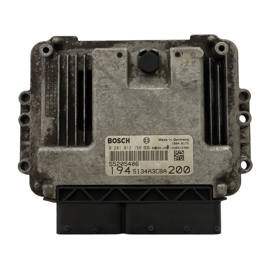 FIAT CROMA ECU / 0281012150 / 55205406 / BOSCH - D38-21 - 1