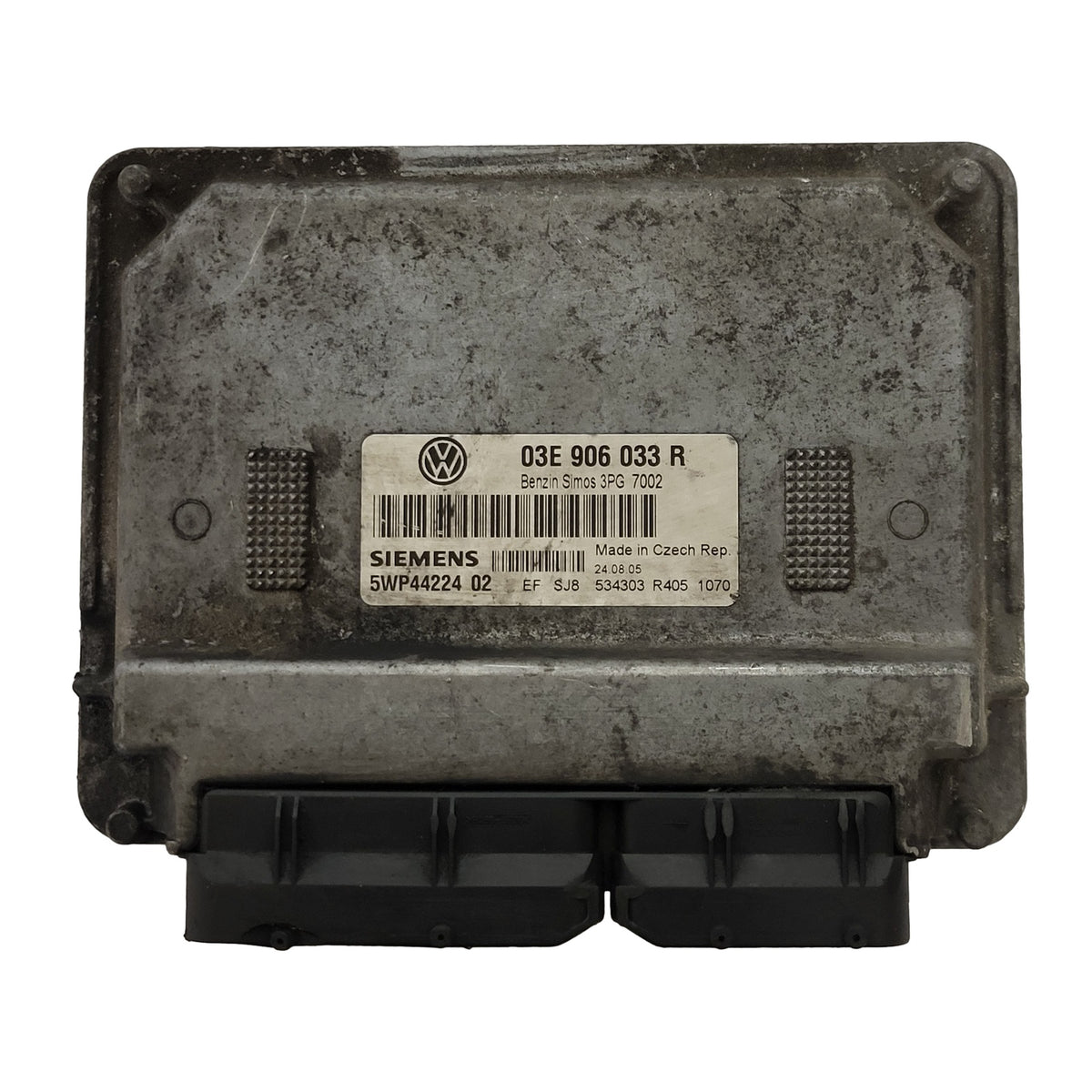 VW POLO SEAT IBIZA ECU / 03E906033R / 5WP44224 02 / 3PG 7002 / 03E906033 SIEMENS - D38-22 - 1