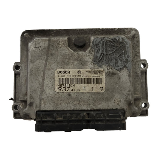 ALFA ROMEO 147 ECU / 0281010332 / 46784814 / BOSCH - D38-24 - 1