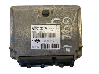 VW GOLF 4 ECU / 036906014AA / 61600.346.13 / IAW4AV.V0 / MARELLI MAGNETS-